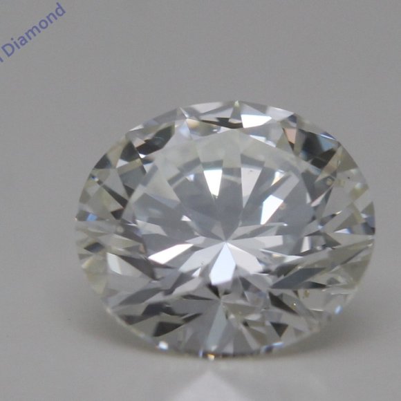 Round Diamond Pendant 14K White (1 Ct J Vs2 ) Gia C48204018 - Picture 4 of 4